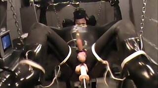 machine screwed & milked to AGONORGASMOS, then drilled greater quantity!