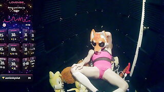 FoxieHikari Gets Blasted on Webcam