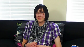 Horny Wanker Andy Roberts Got His Face Cum Covered