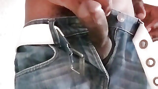 Kenyan Black Amateur Twink Wanking His Big Black Dick in the Morning