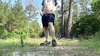 White Faggot Needs Some Good Dick Outdoors