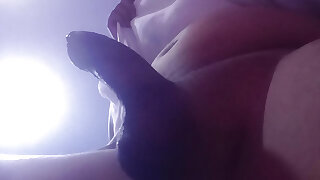 I pull my dick seen from below