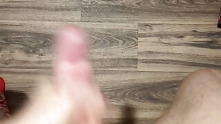 BIG DICK TWINK SOLO: Young Skinny Student JERKS OFF & UNLOADS Massive Cumshot!