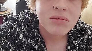 Just a casual cumshot from a ginger twink