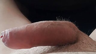 Getting hard and leaking cum out of peehole