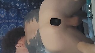 CLOSE UP ANAL PLAY! CUMM DRIPPING AFTER