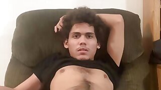 Hairy Hispanic Twink Feels Himself